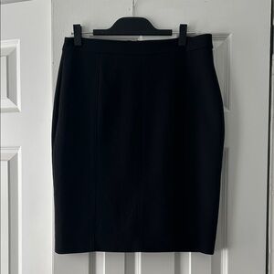 Halogen Classic Black Pencil Skirt